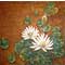 2 Lotus Flowers, watercolour paintings by Mary Ng