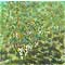 Birch Trees in Turqoise, watercolour paintings by Mary Ng