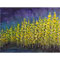 Golden Trees in a Sky of Blue, watercolour paintings by Mary Ng