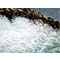 Crashing Waves, watercolour painting by Mary Ng